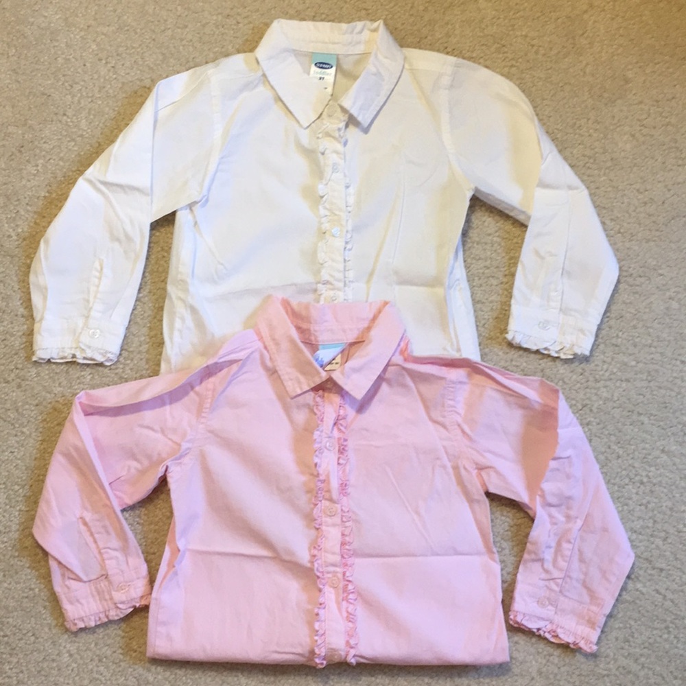 EUC Old Navy button down bundle size 3T